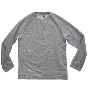 Athletic Works Mens Light Heathered Gray Pullover Sweatshirt Size Medium